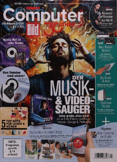 Computer Bild mit DVD